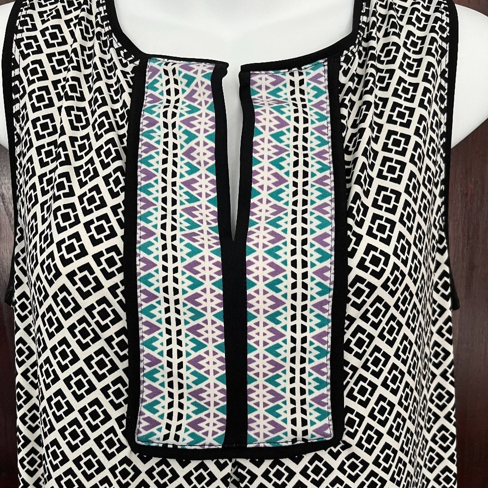 Studio M Fun Patterned Dress - Picture 2 of 7